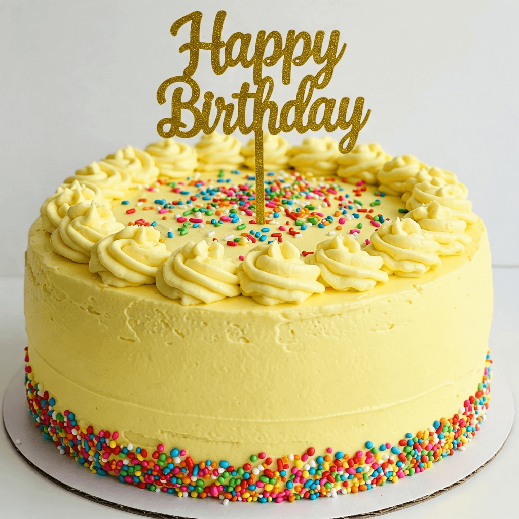 Lemon Birthday Cake