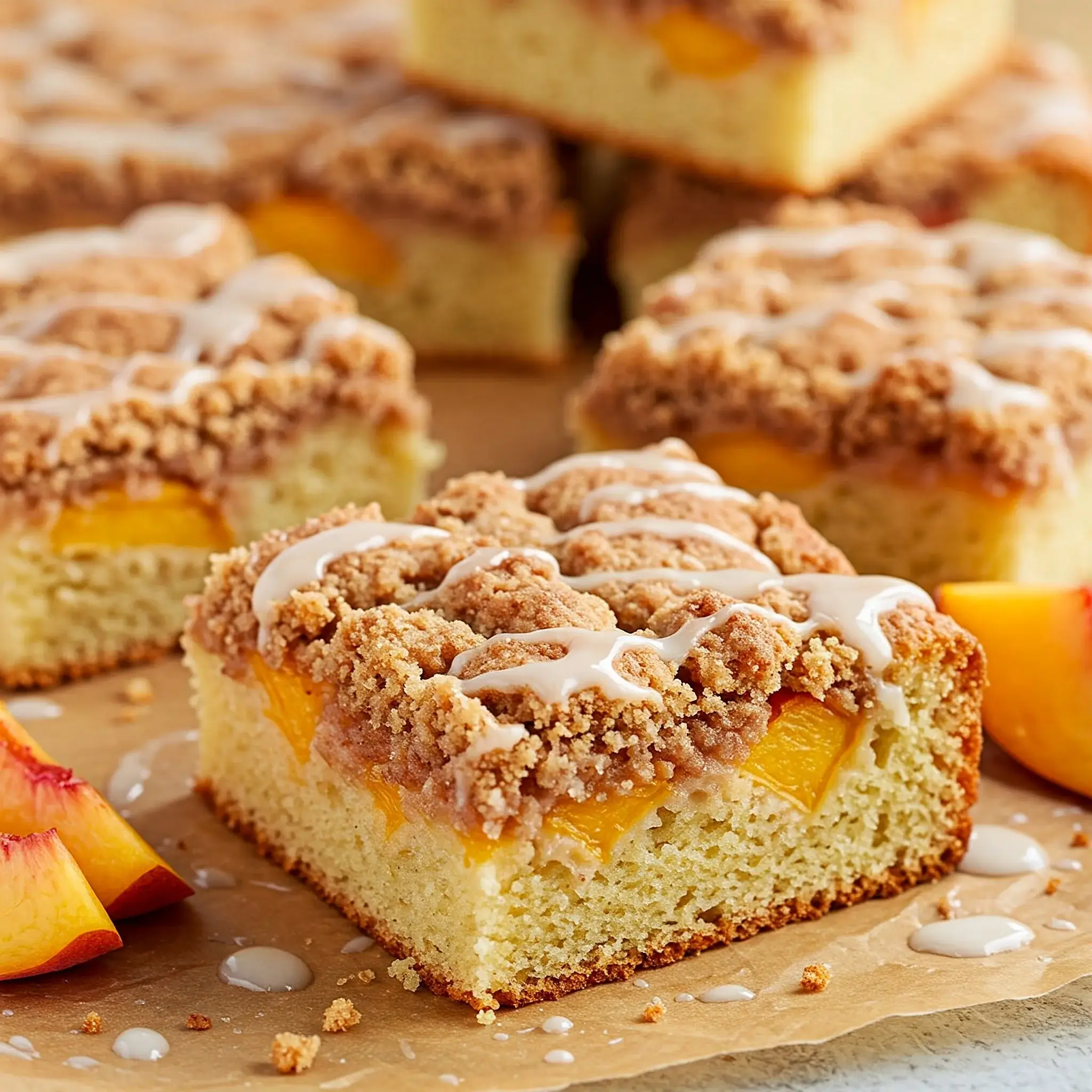 Peach Coffee Cake