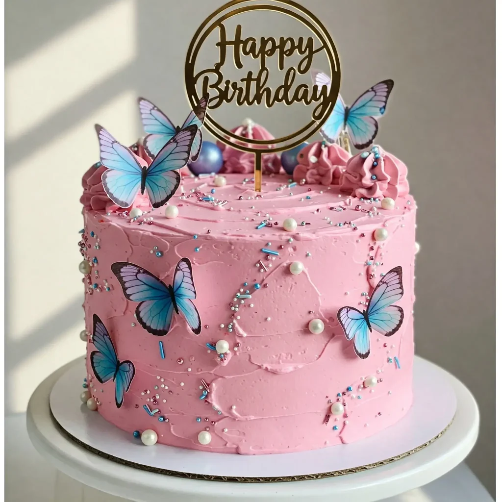 Pink Birthday Cake