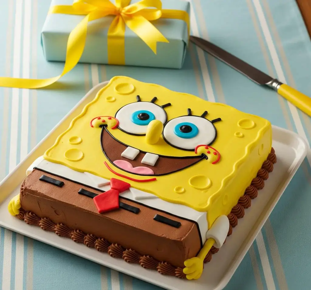 Spongebob Birthday Cake