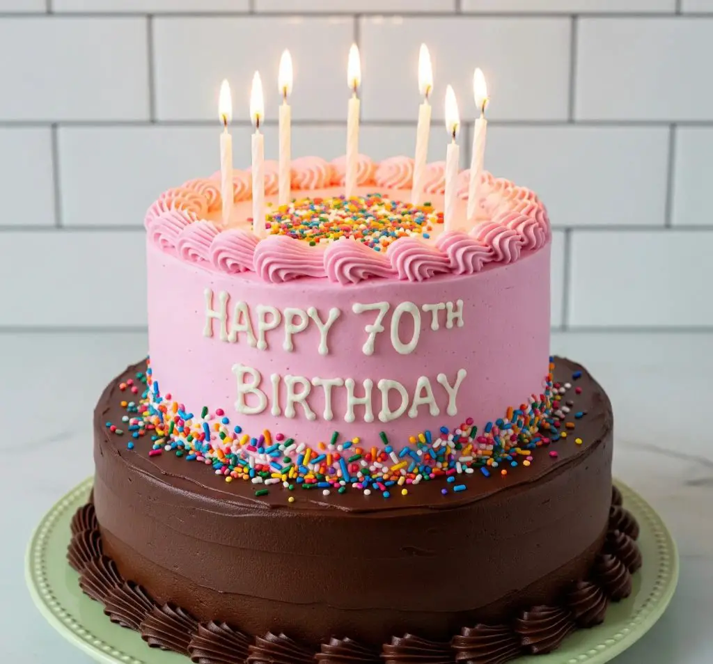 70th Birthday Cake