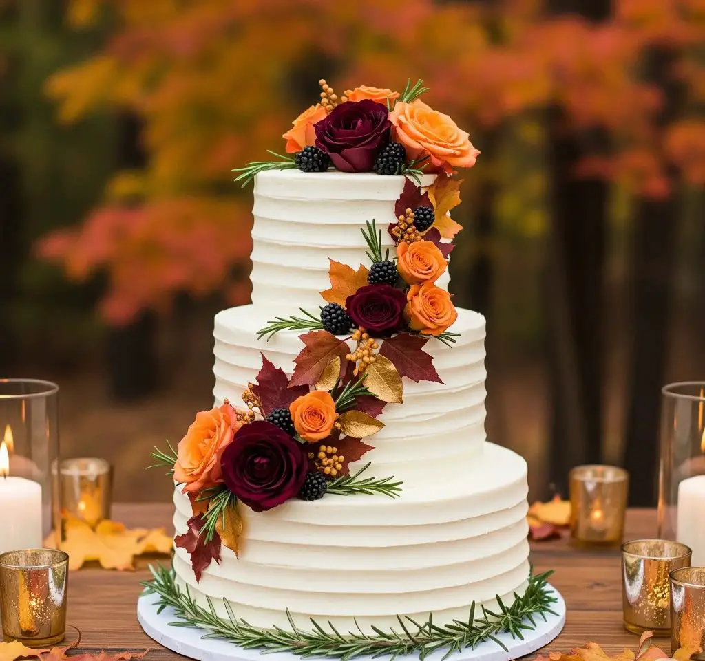 Fall Wedding Cake