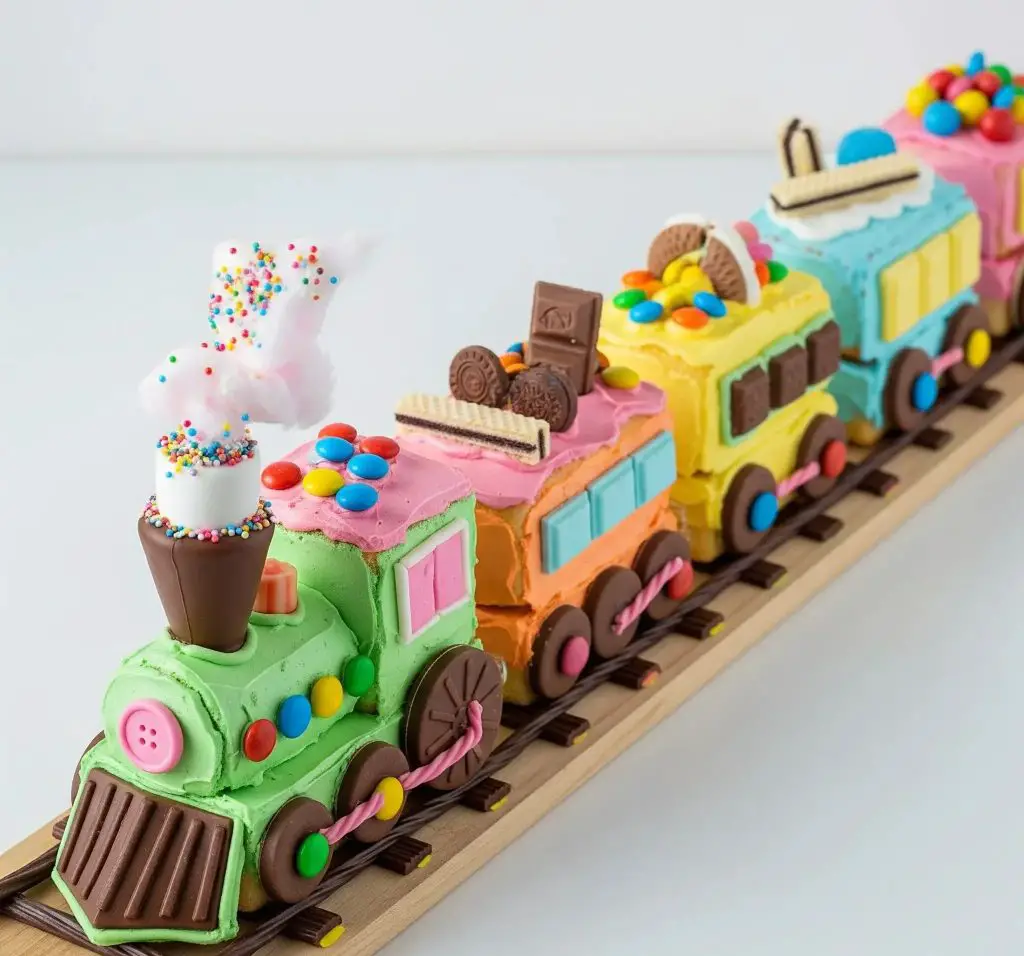 Train Birthday Cake