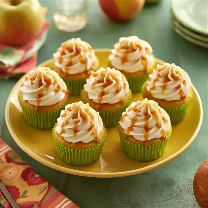 Caramel Apple Cupcakes