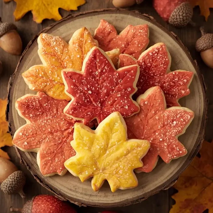 Fall Leaves Sugar Cookies