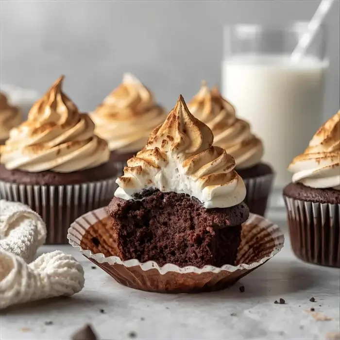 Hot Chocolate Cupcakes