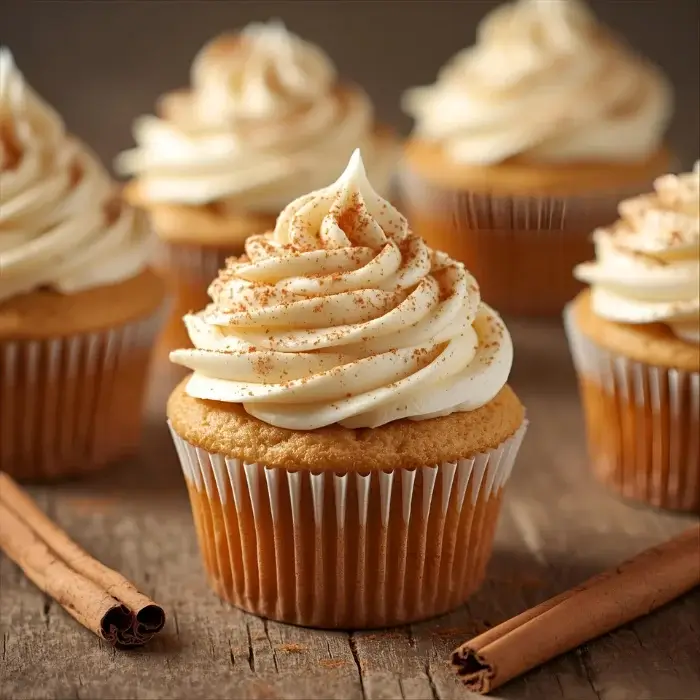 Spice Cupcakes with Cream Cheese Frosting