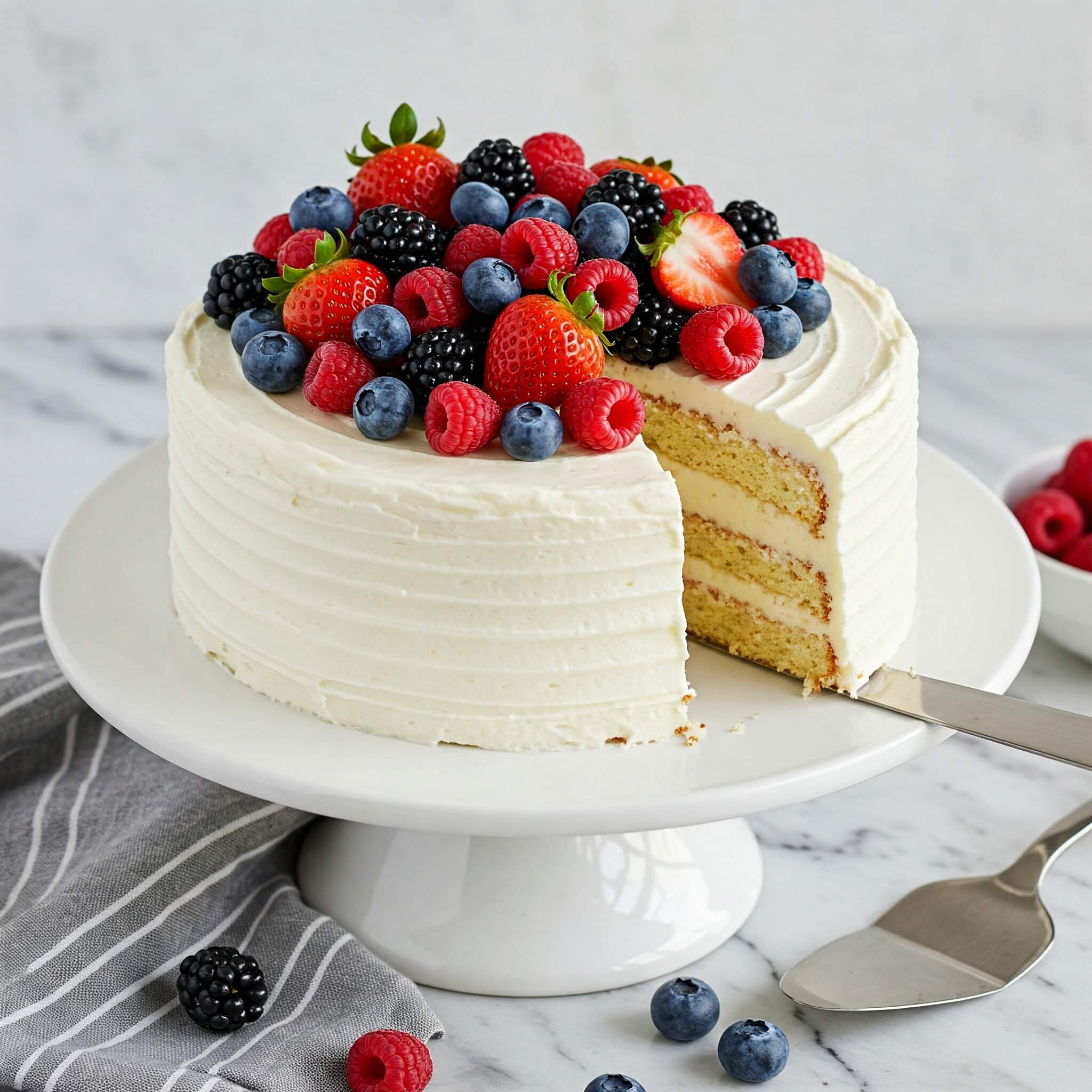 Berry Chantilly Cake