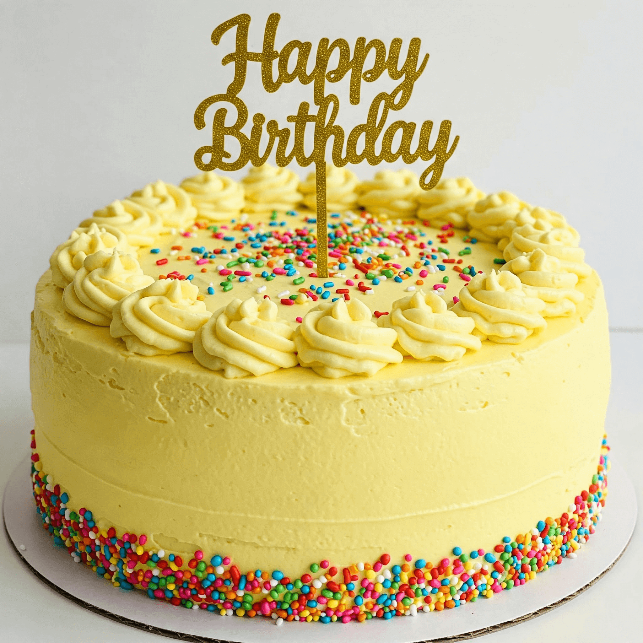 Lemon Birthday Cake