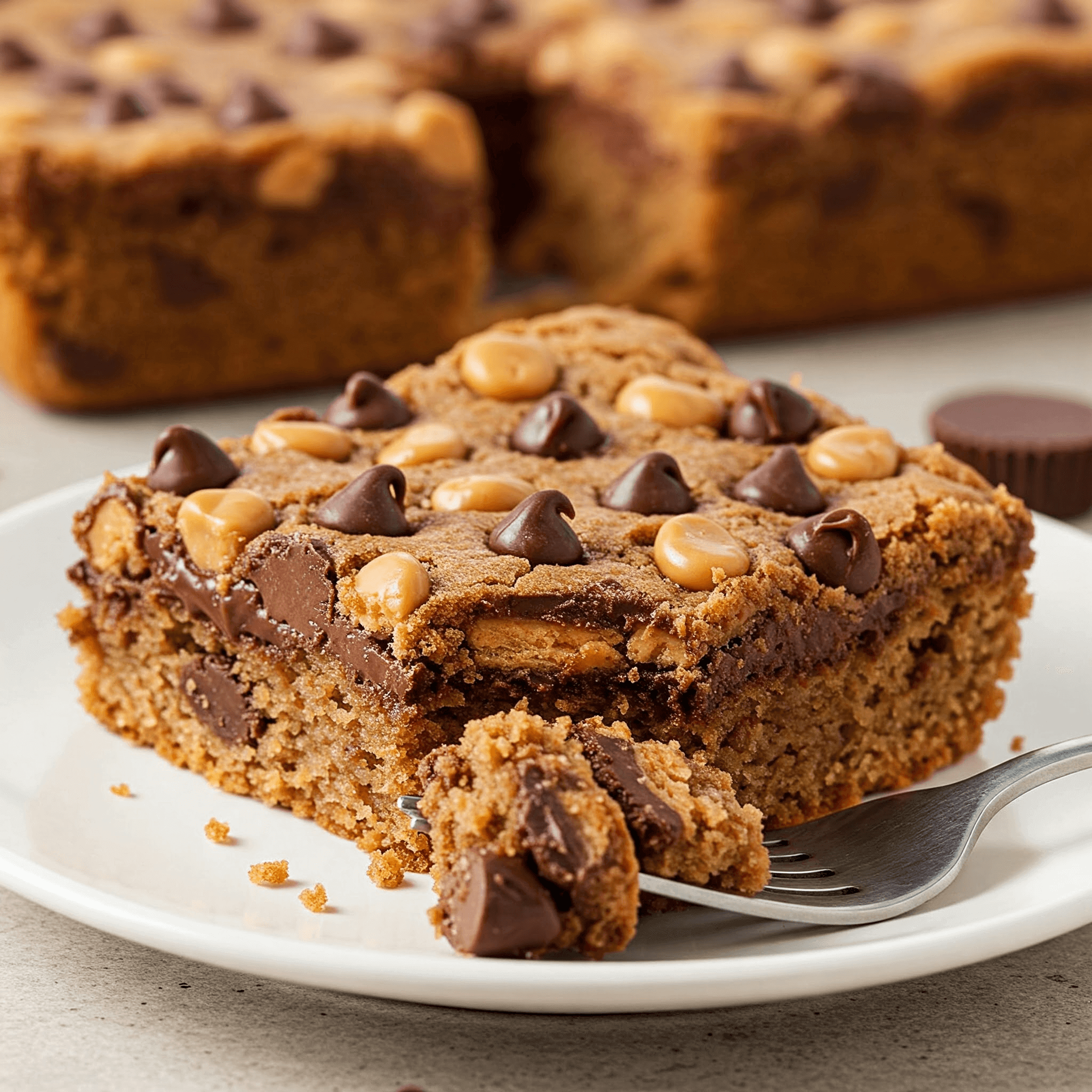 Peanut Butter Cup Dump Cake