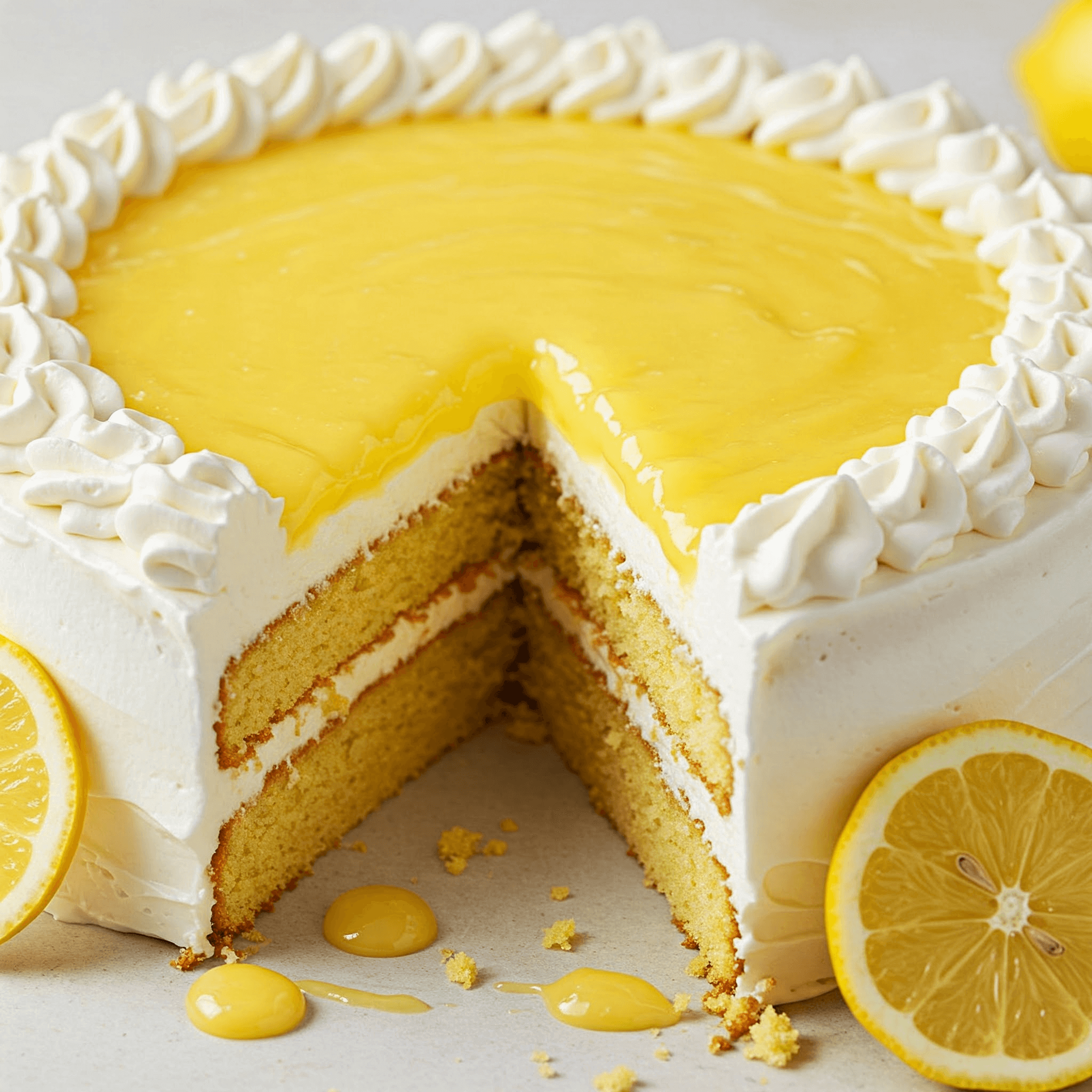 Lemon Curd Cake