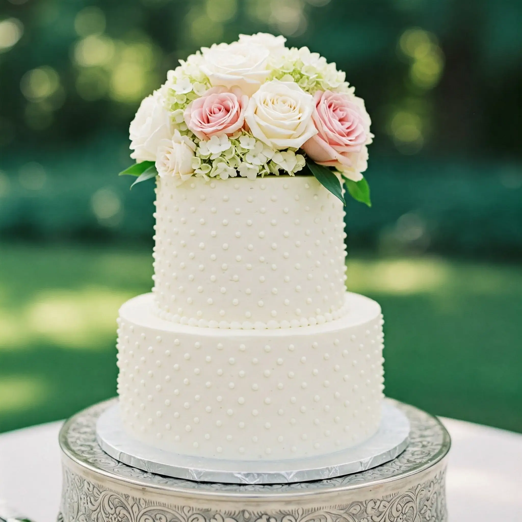 Simple Wedding Cake