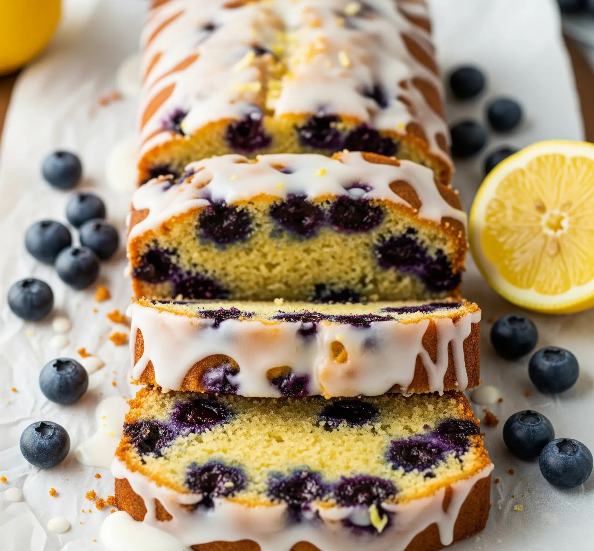 Lemon Blueberry Pound Cake