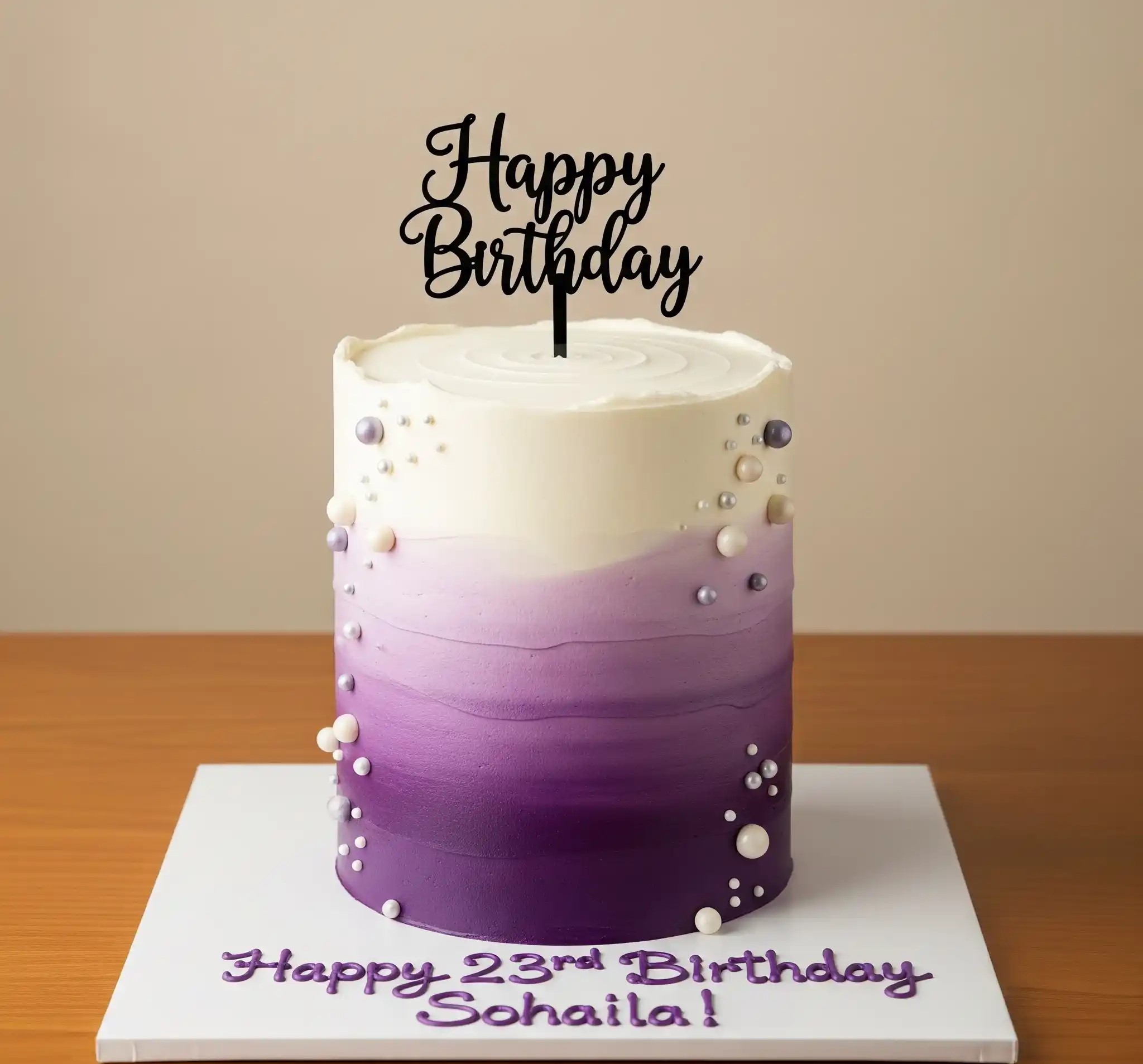 23rd Birthday Cake