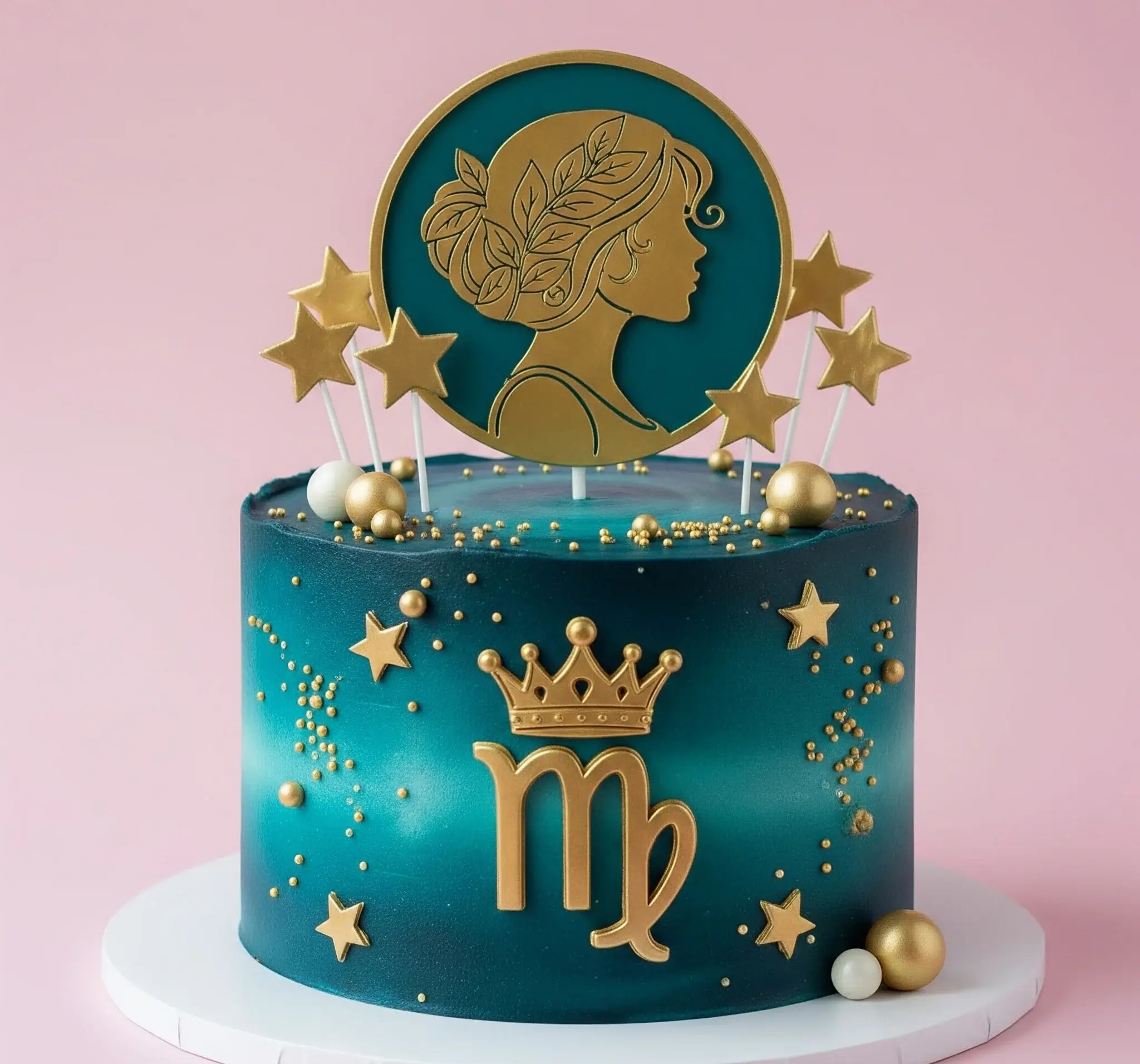 Virgo Birthday Cake
