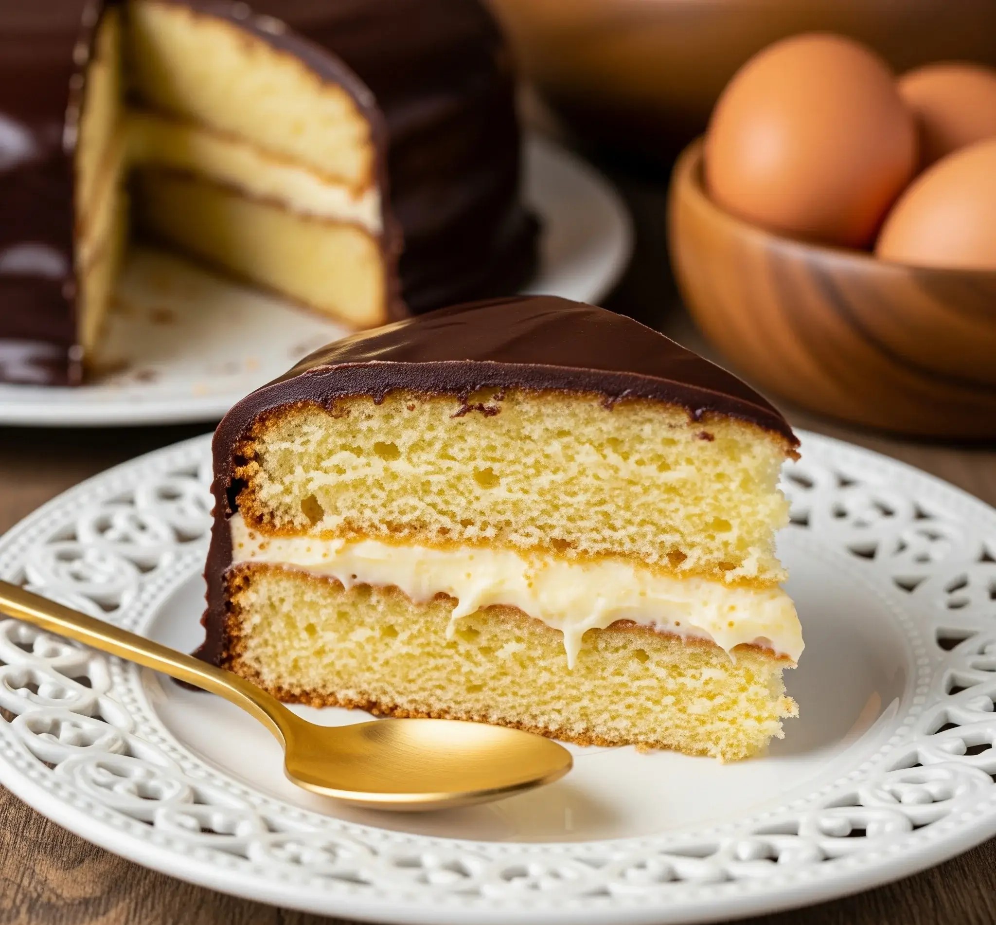 Boston Cream Cake
