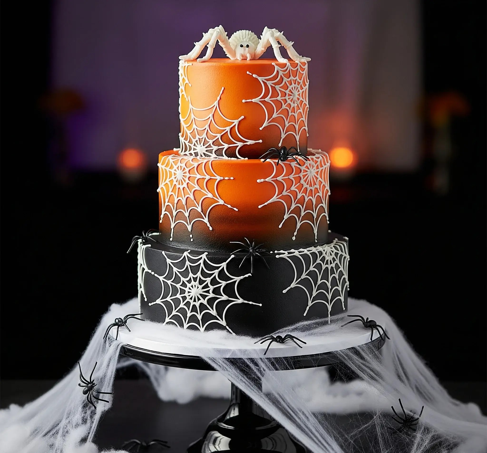 Spiderweb Cake