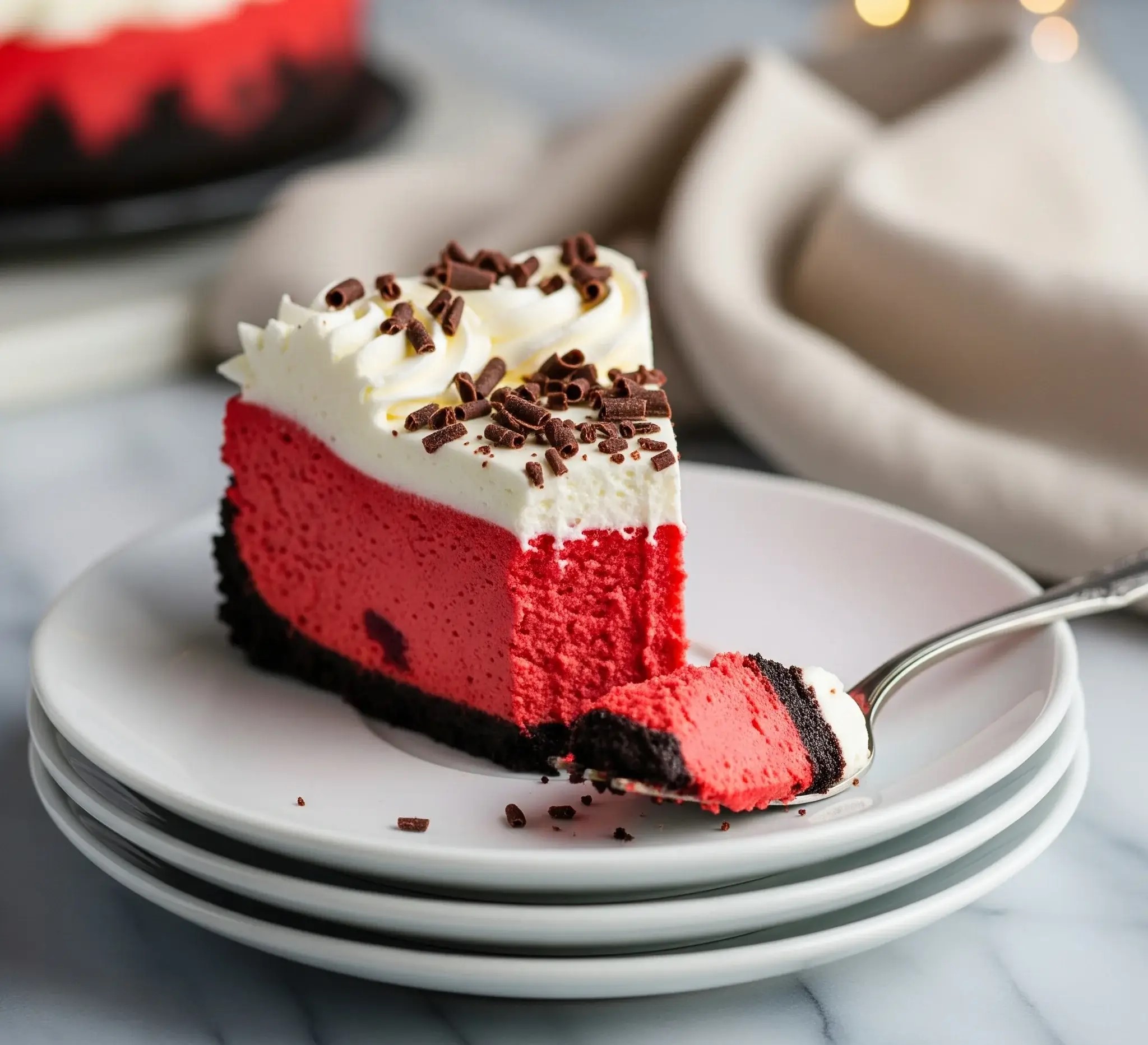 Red Velvet Cheesecake Cake