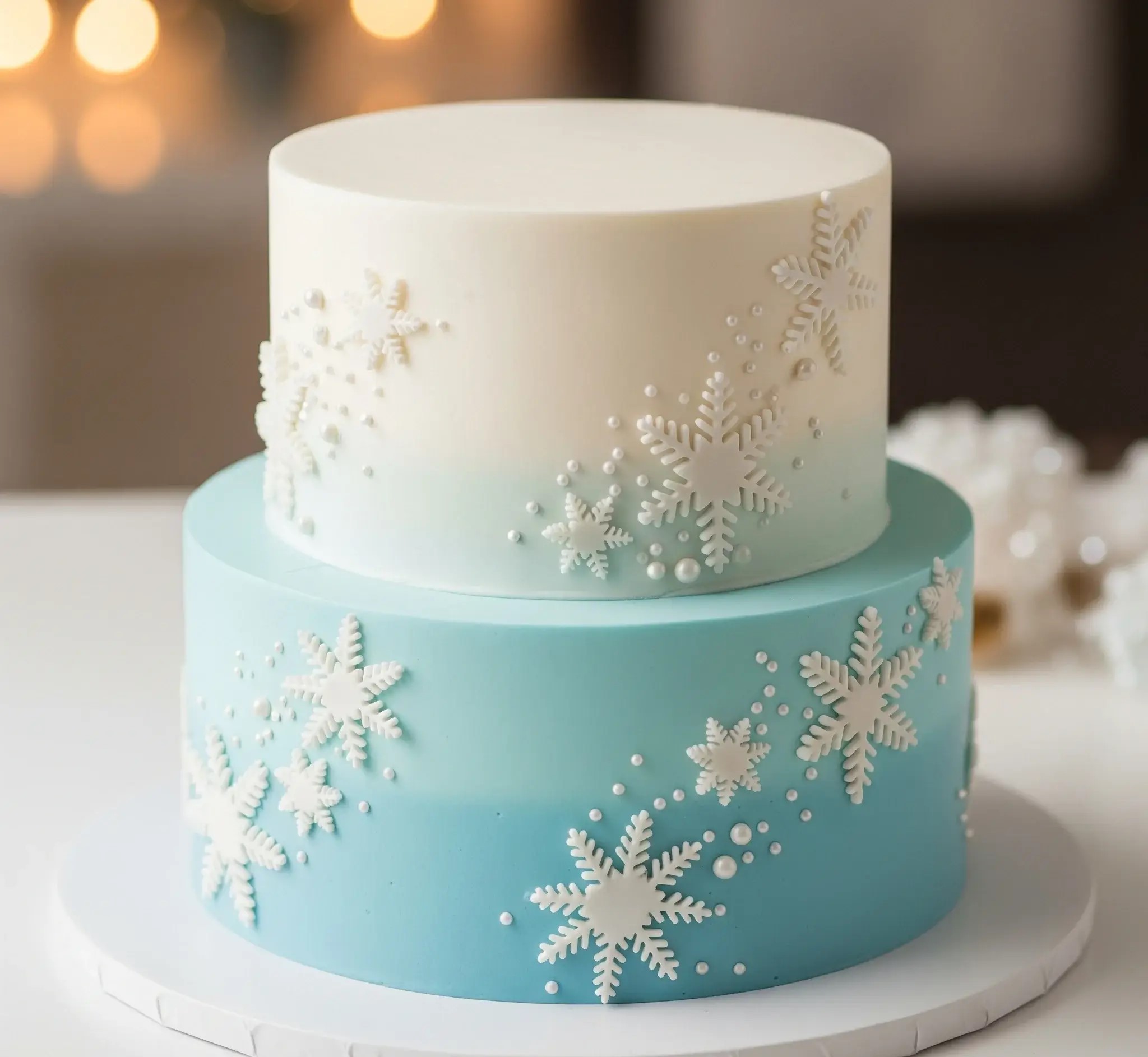 Snowflake Cake